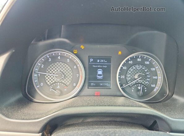 KMHD74LF9LU066754 2020 HYUNDAI ELANTRA Gray Instrument cluster view