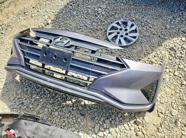KMHD74LF9LU066754 2020 HYUNDAI ELANTRA Gray Engine compartment view
