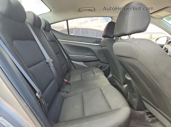 KMHD74LF9LU066754 2020 HYUNDAI ELANTRA Gray Rear seats view