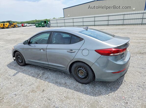 KMHD74LFXHU079312 2017 HYUNDAI ELANTRA Серый Задняя левая четверть