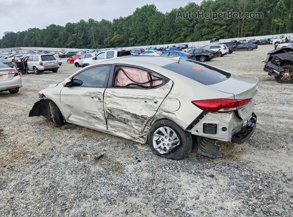 KMHD74LFXHU357416 2017 HYUNDAI ELANTRA Бежевый Задняя левая четверть