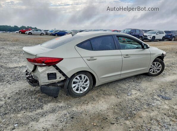 KMHD74LFXHU357416 2017 HYUNDAI ELANTRA Бежевый Задняя правая четверть