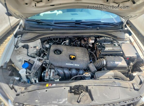 KMHD74LFXHU357416 2017 HYUNDAI ELANTRA Бежевый Вид задней части салона