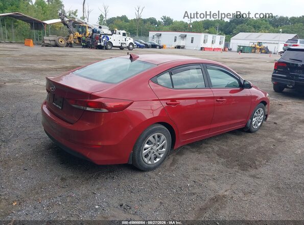KMHD74LFXHU367556 2017 HYUNDAI ELANTRA Red Trasero derecho