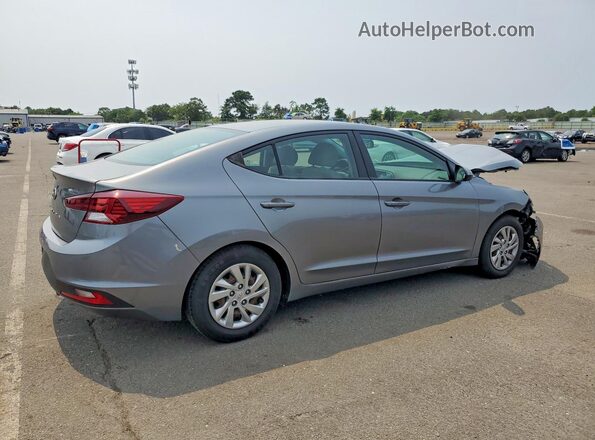 KMHD74LFXKU792024 2019 HYUNDAI ELANTRA Серебряный Задняя правая четверть