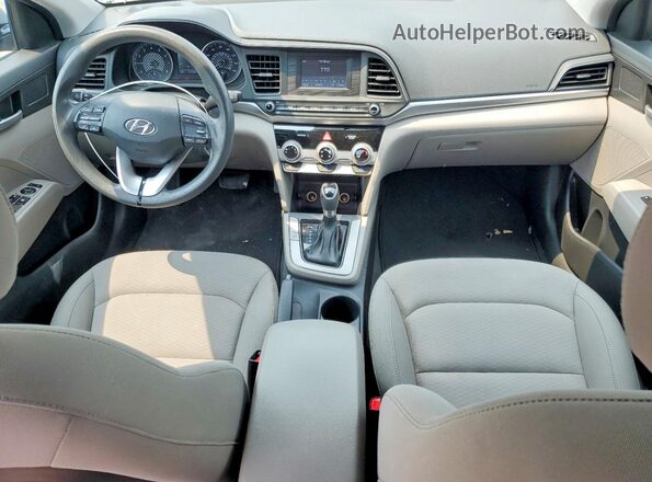 KMHD74LFXKU792024 2019 HYUNDAI ELANTRA Серебряный Вид панели приборов