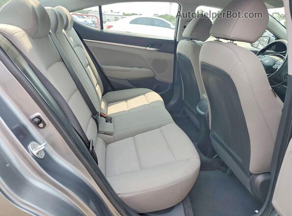 KMHD74LFXKU792024 2019 HYUNDAI ELANTRA Серебряный Вид задних сидений