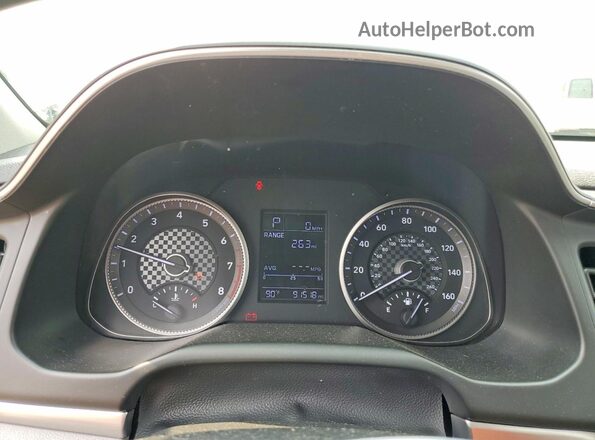 KMHD74LFXKU792024 2019 HYUNDAI ELANTRA Серебряный Вид щитка приборов