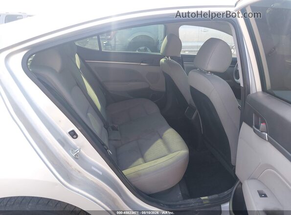 KMHD84LF0HU071975 2017 HYUNDAI ELANTRA Silver Widok naklejki z numerem VIN