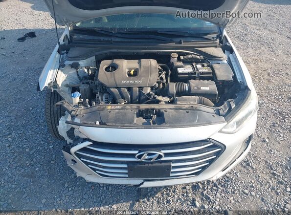 KMHD84LF0HU071975 2017 HYUNDAI ELANTRA Silver Widok z tyłu