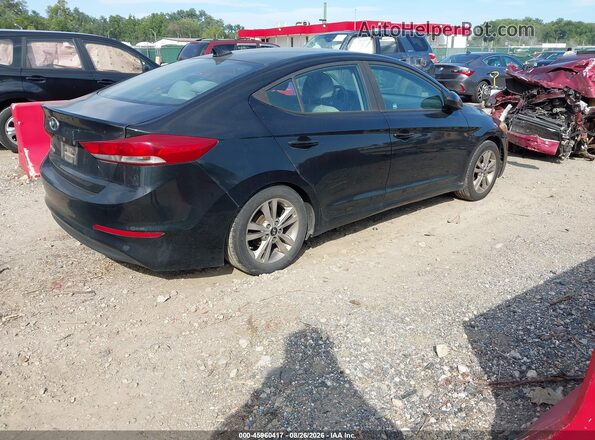 KMHD84LF0HU103050 2017 HYUNDAI ELANTRA Черный Задняя правая четверть