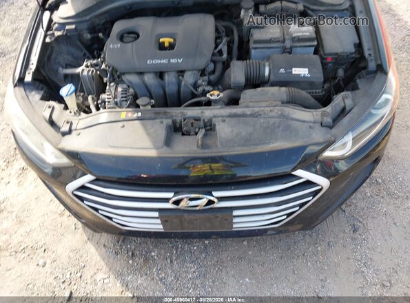 KMHD84LF0HU103050 2017 HYUNDAI ELANTRA Черный Вид сзади