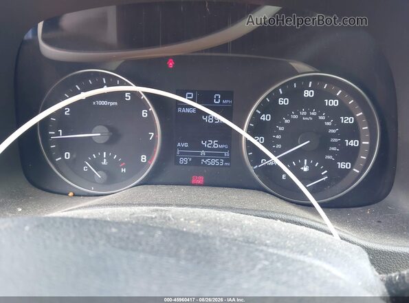 KMHD84LF0HU103050 2017 HYUNDAI ELANTRA Черный Вид задних сидений