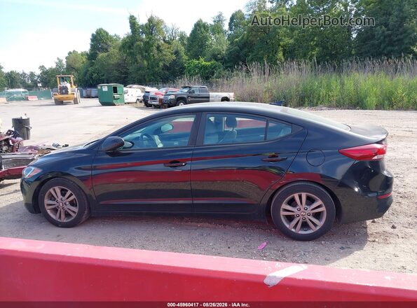 KMHD84LF0HU103050 2017 HYUNDAI ELANTRA Черный Панорамный вид салона 360°