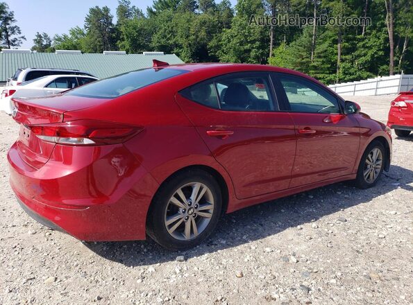 KMHD84LF0HU188987 2017 HYUNDAI ELANTRA Red Задня права чверть