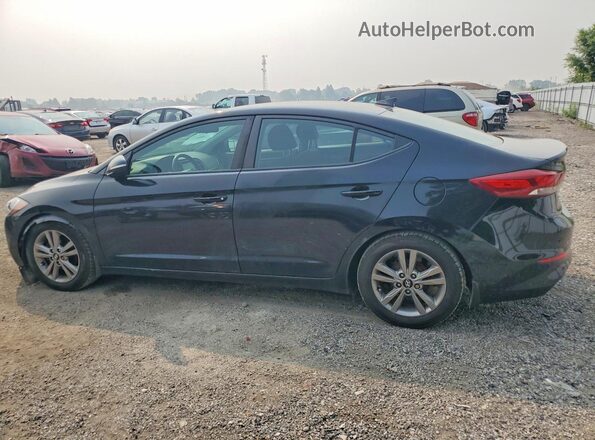 KMHD84LF0HU218103 2017 HYUNDAI ELANTRA Black უკანა მარცხენა