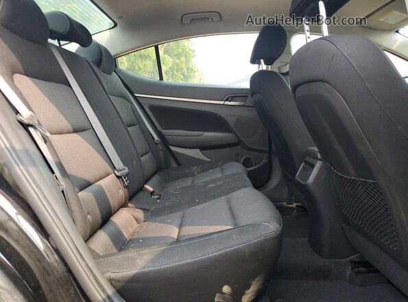 KMHD84LF0HU218103 2017 HYUNDAI ELANTRA Black უკანა სავარძლების ხედი
