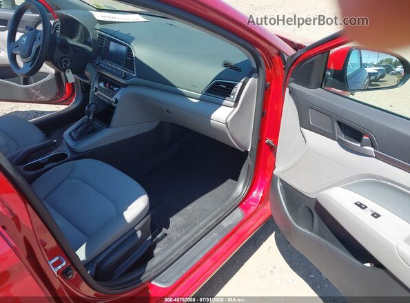 KMHD84LF0HU222524 2017 HYUNDAI ELANTRA Red Vista interior delantera