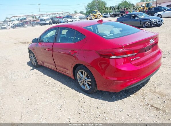 KMHD84LF0HU222524 2017 HYUNDAI ELANTRA Red Trasero izquierdo