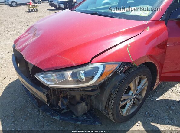 KMHD84LF0HU222524 2017 HYUNDAI ELANTRA Red 