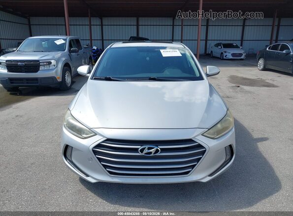 KMHD84LF0HU240716 2017 HYUNDAI ELANTRA Silver Դիմացի տեսք