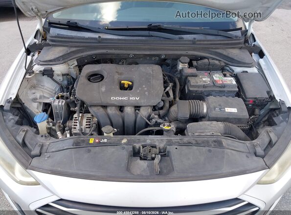KMHD84LF0HU240716 2017 HYUNDAI ELANTRA Silver Հետևի տեսք