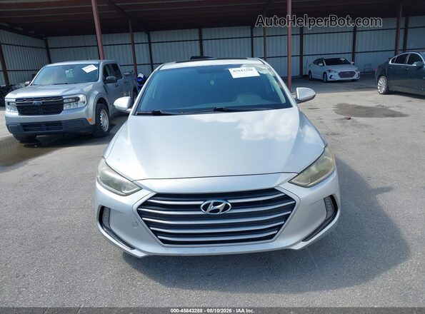 KMHD84LF0HU240716 2017 HYUNDAI ELANTRA Silver Սարքավորումների վահանակի տեսք