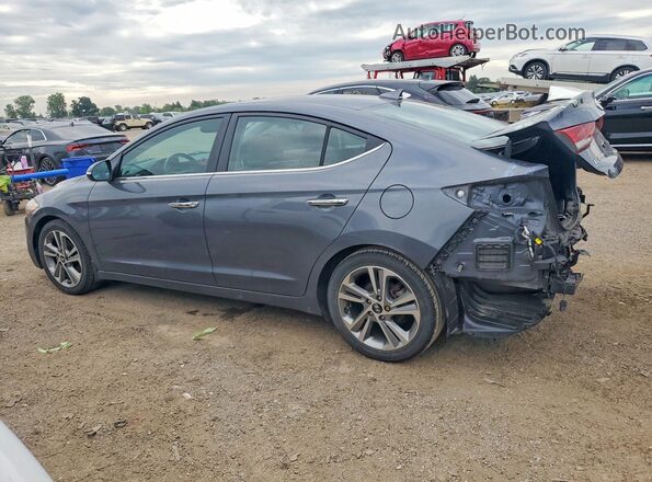KMHD84LF0HU253000 2017 HYUNDAI ELANTRA Gray უკანა მარცხენა