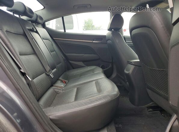 KMHD84LF0HU253000 2017 HYUNDAI ELANTRA Gray უკანა სავარძლების ხედი