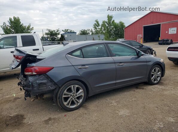 KMHD84LF0HU253000 2017 HYUNDAI ELANTRA Gray უკანა მარჯვენა