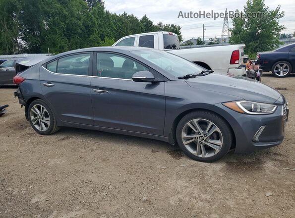 KMHD84LF0HU253000 2017 HYUNDAI ELANTRA Gray წინა მარჯვენა