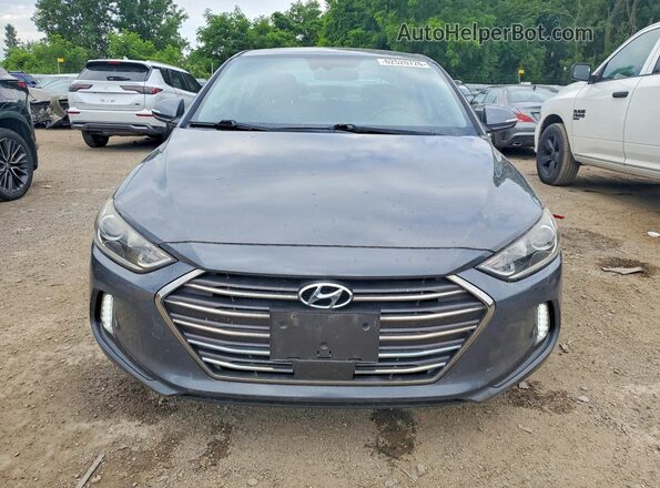 KMHD84LF0HU253000 2017 HYUNDAI ELANTRA Gray წინა ხედი
