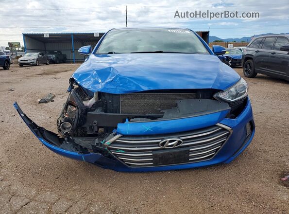 KMHD84LF0HU359799 2017 HYUNDAI ELANTRA Blue Դիմացի տեսք