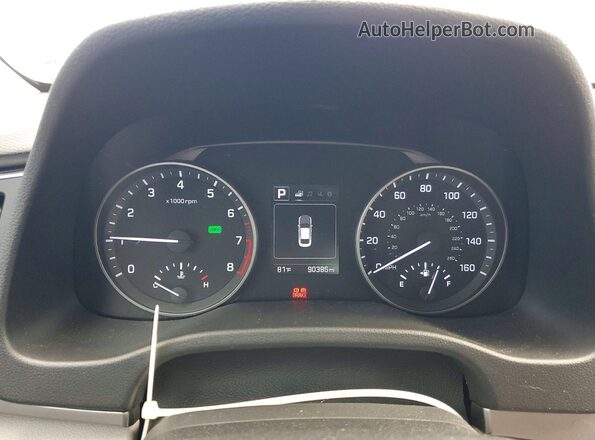 KMHD84LF0HU359799 2017 HYUNDAI ELANTRA Blue Սարքավորումների վահանակի տեսք