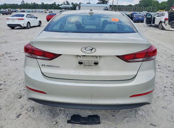KMHD84LF0HU431231 2017 HYUNDAI ELANTRA Cream Widok z tyłu