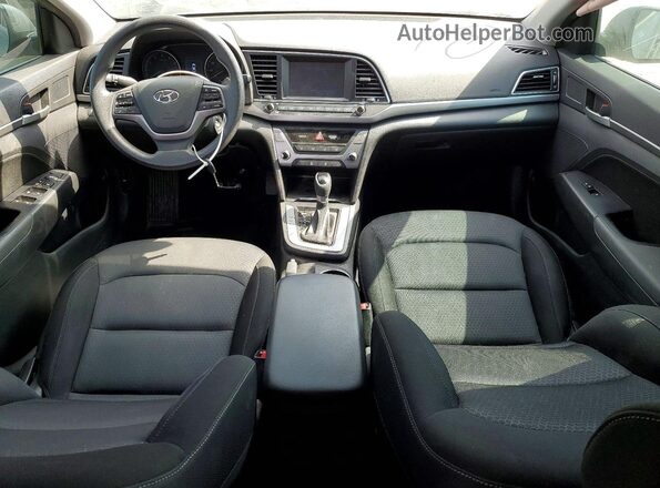 KMHD84LF0JU477745 2018 HYUNDAI ELANTRA Gray Առջևի վահանակի տեսք