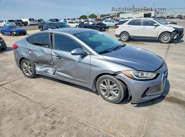 KMHD84LF0JU477745 2018 HYUNDAI ELANTRA Gray Առջևի աջ