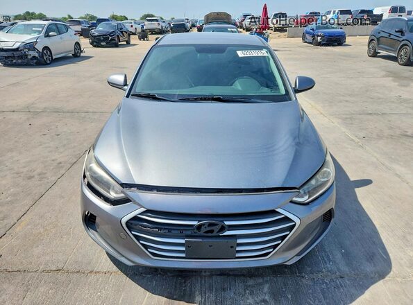 KMHD84LF0JU477745 2018 HYUNDAI ELANTRA Gray Դիմացի տեսք