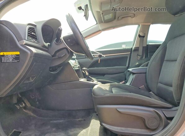 KMHD84LF0JU477745 2018 HYUNDAI ELANTRA Gray Սալոնի դիմացի տեսք