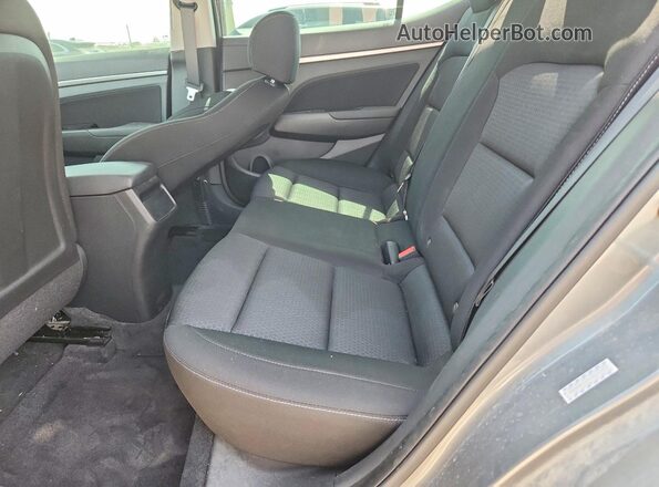 KMHD84LF0JU477745 2018 HYUNDAI ELANTRA Gray Հետևի նստատեղերի տեսք