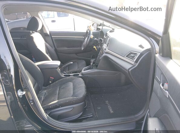 KMHD84LF0JU503051 2018 HYUNDAI ELANTRA Black Սալոնի դիմացի տեսք