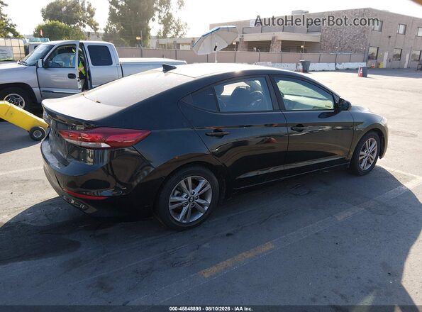 KMHD84LF0JU503051 2018 HYUNDAI ELANTRA Black Հետևի աջ