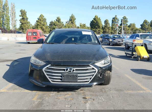 KMHD84LF0JU503051 2018 HYUNDAI ELANTRA Black Առջևի վահանակի տեսք