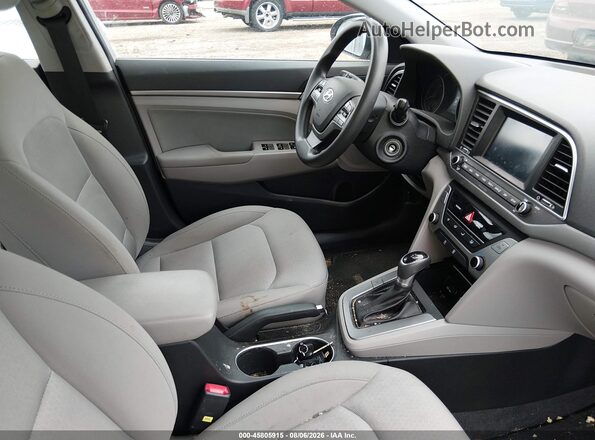KMHD84LF0JU574119 2018 HYUNDAI ELANTRA Silver Front interior view