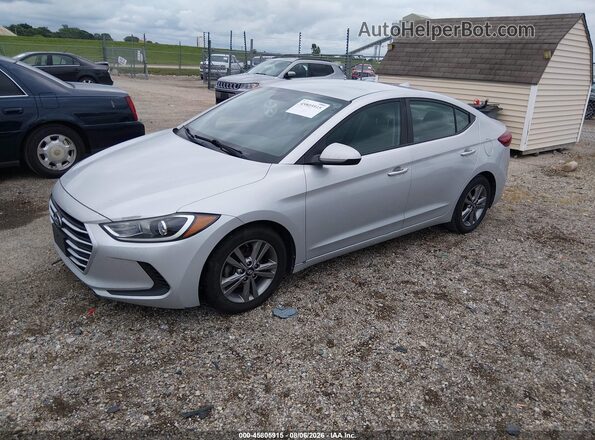 KMHD84LF0JU574119 2018 HYUNDAI ELANTRA Silver Front left