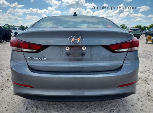 KMHD84LF0JU575383 2018 HYUNDAI ELANTRA Gray Vista trasera