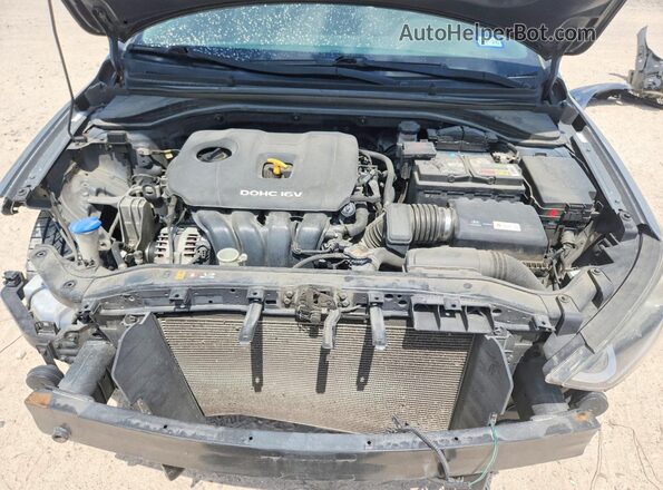KMHD84LF0JU575383 2018 HYUNDAI ELANTRA Gray Vista interior trasera
