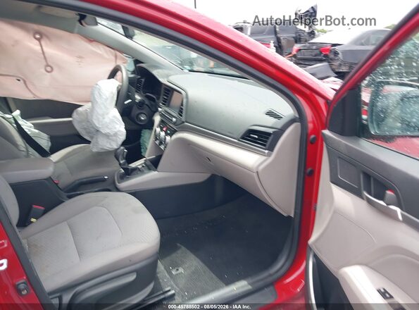 KMHD84LF0KU744870 2019 HYUNDAI ELANTRA Red Front interior view