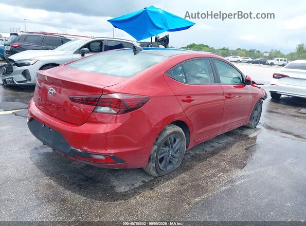 KMHD84LF0KU744870 2019 HYUNDAI ELANTRA Red Rear right