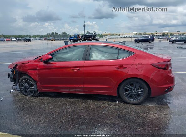 KMHD84LF0KU744870 2019 HYUNDAI ELANTRA Red 360 interior view